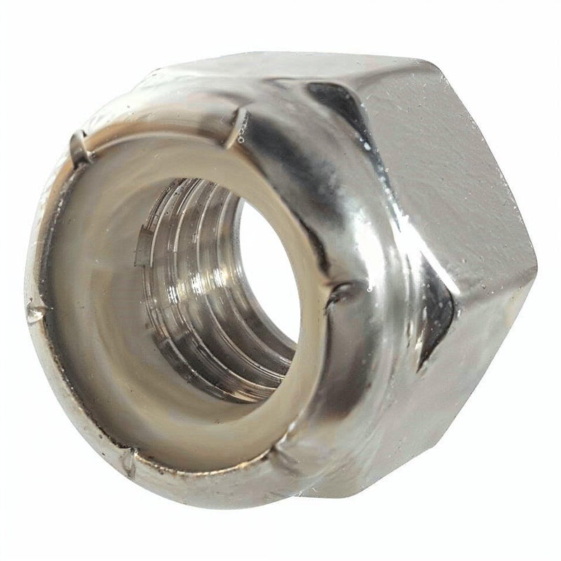 BCP Fasteners 25 Pack 3/8-16 Stainless Steel Nylon Insert Hex Lock Nuts (BCP588) - Image 1